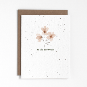 THE GOOD CARD Plantable Greeting Card - To The Newlyweds