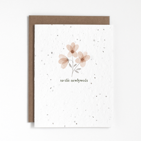 THE GOOD CARD Plantable Greeting Card - To The Newlyweds