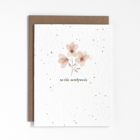 THE GOOD CARD Plantable Greeting Card - To The Newlyweds