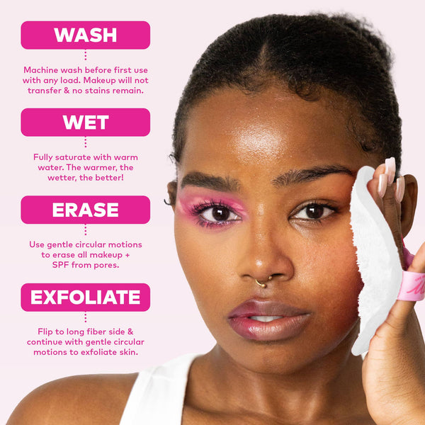 MakeUp Eraser Cherry Crush 7-Day Set & Makeup Bag Gift Set
