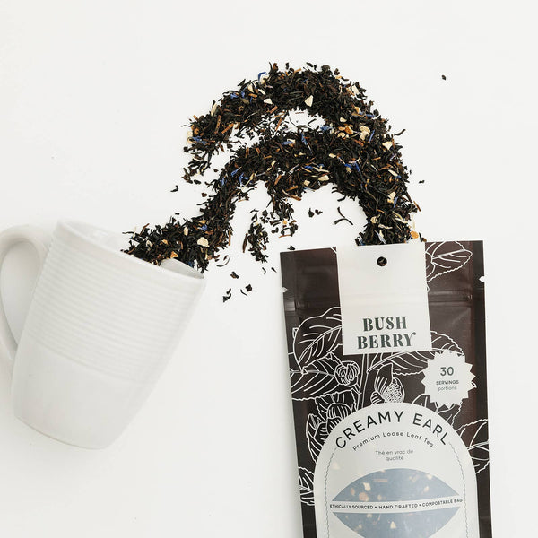 BLUSH BERRY Organic Creamy Earl Grey Loose Leaf Tea