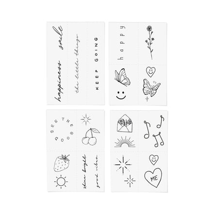 INKED BY DANI Feel Good Temporary Tattoo Pack