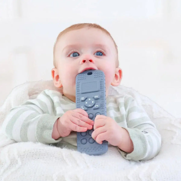 Baby bliss Sensory Popper Teether Phone - Sage