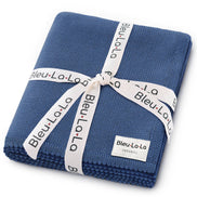 Bleu La La 100% Organic Luxe Baby Blanket