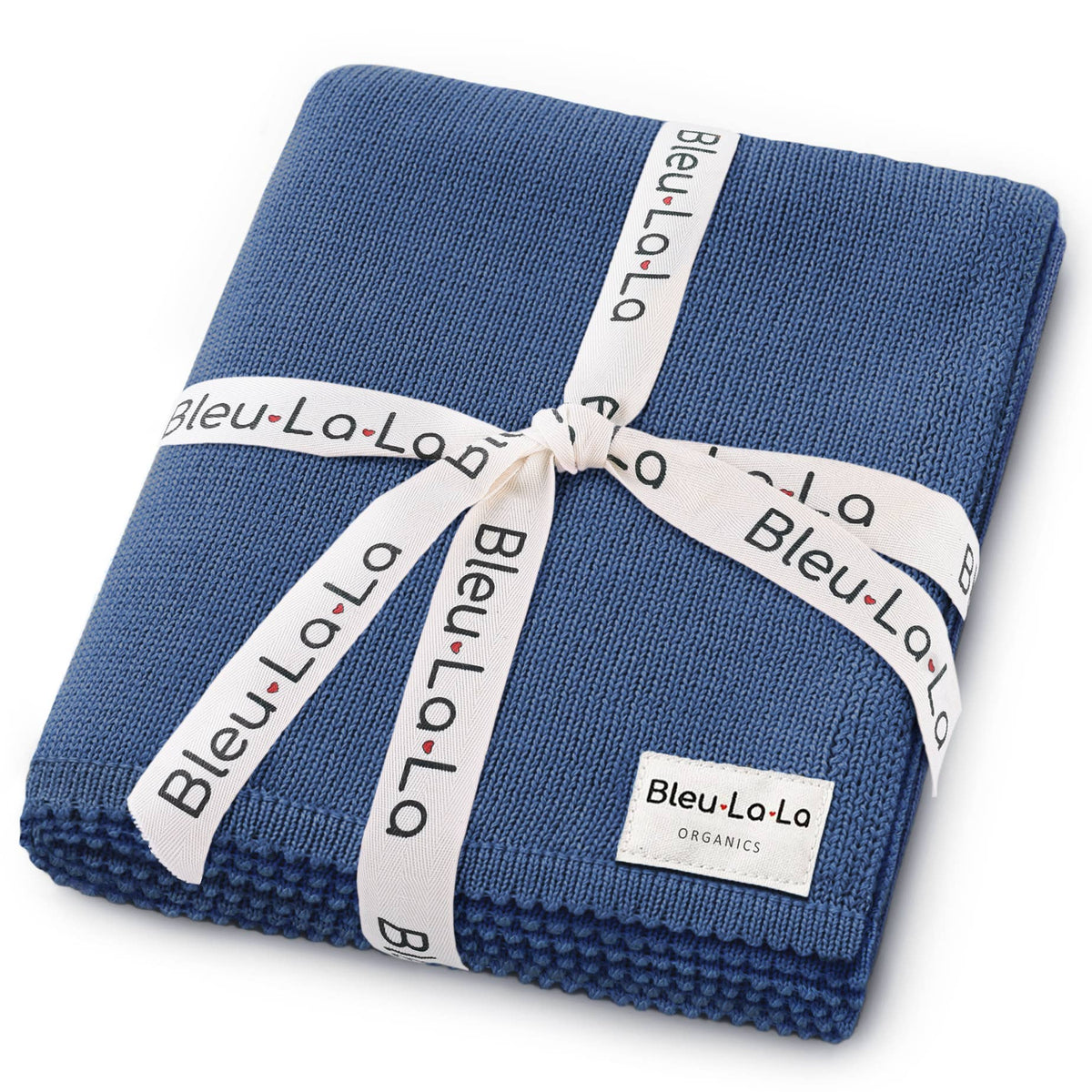 Bleu La La 100% Organic Luxe Baby Blanket