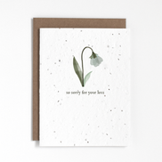 THE GOOD CARD Plantable Greeting Card - So Sorry For Your Loss