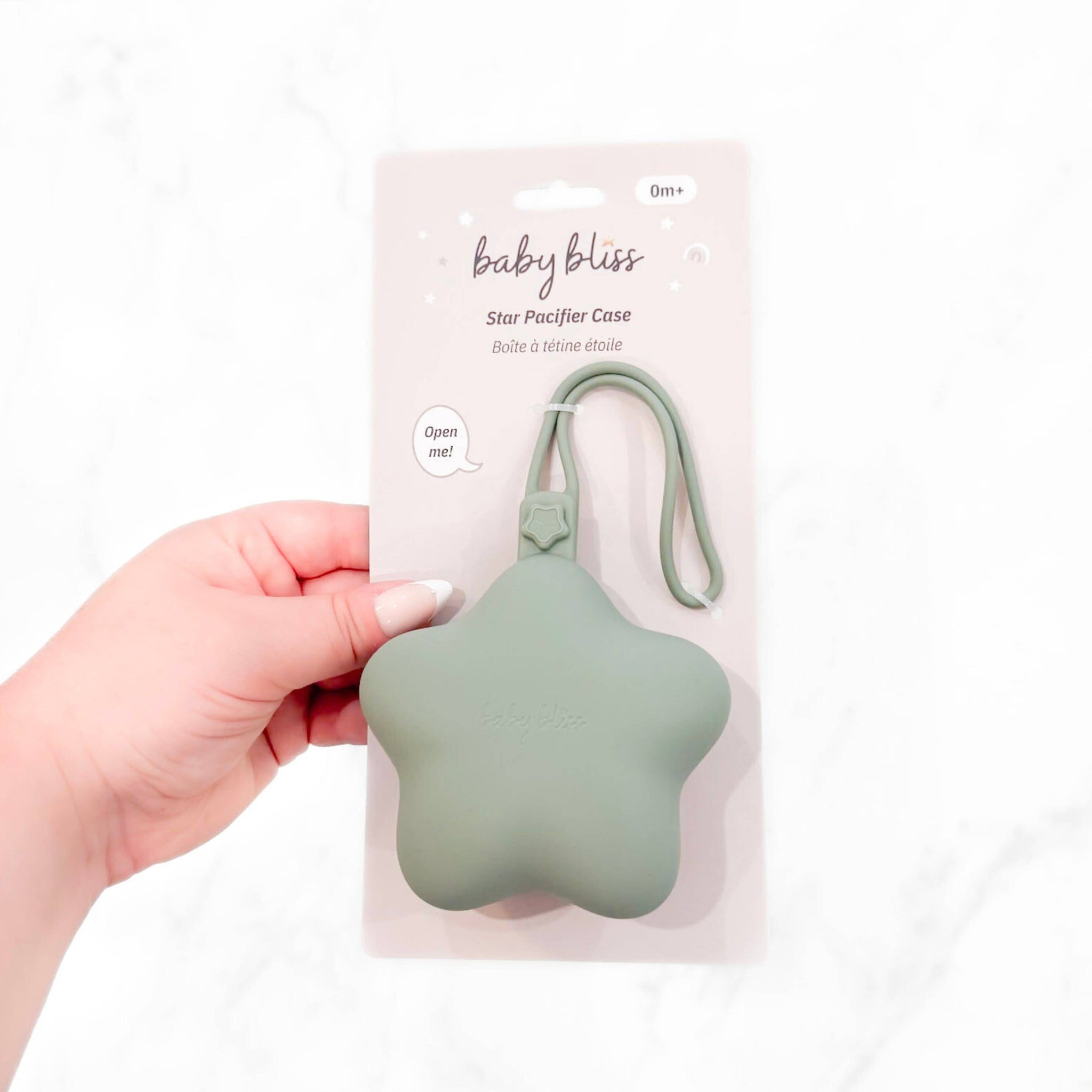 Baby Bliss Star Pacifier Holder Case