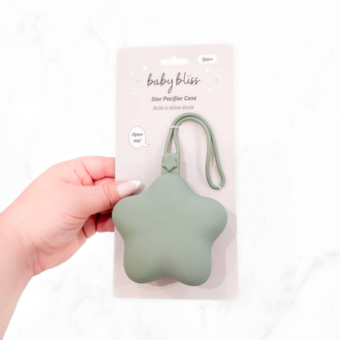 Baby Bliss Star Pacifier Holder Case