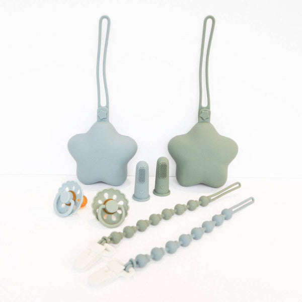 Baby Bliss Star Pacifier Holder Case