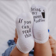 If you can read this Bring My Mom a Coffee® Baby Socks Gifts