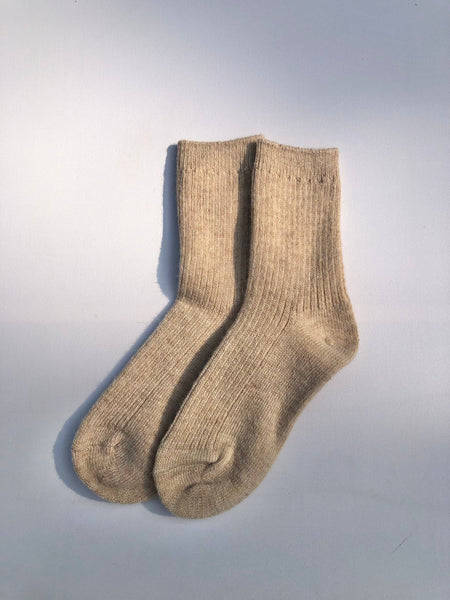 BILLY BAMBOO ICELAND WOOL SOCKS - neutral