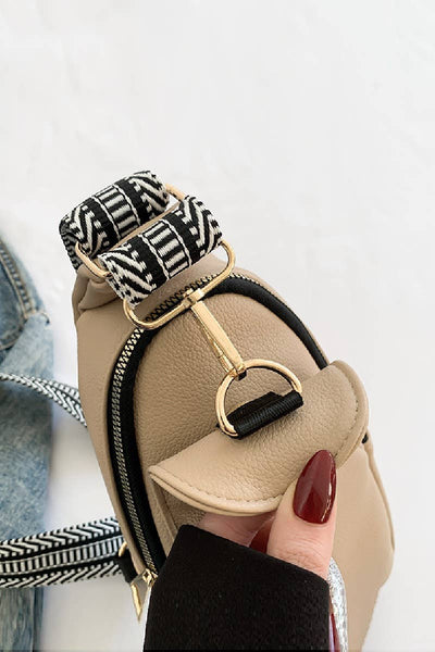 24 POPS Soft Vegan Leather Crossbody Sling Bag