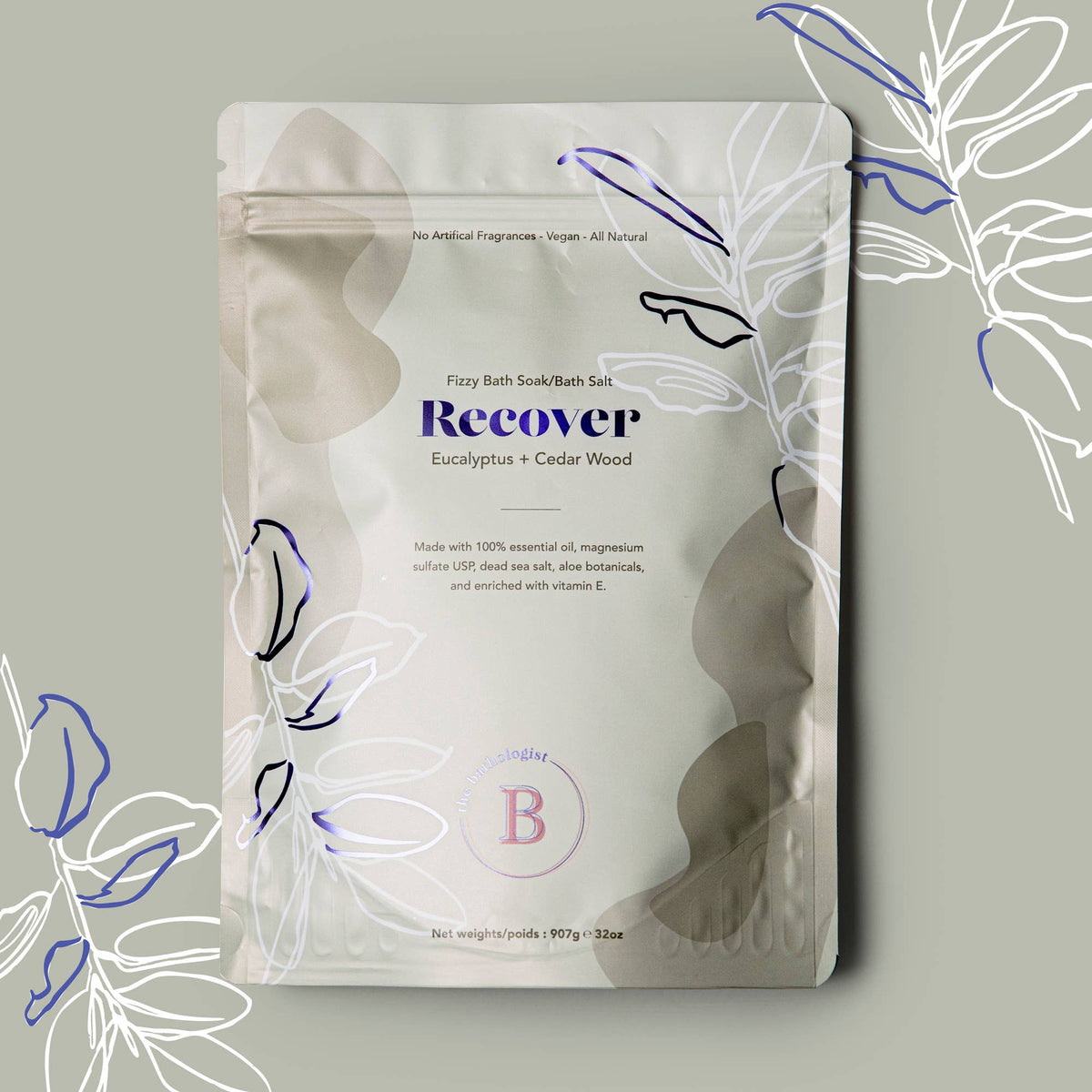 THE BATHOLOGIST Recover Bath Soak EUCALYPTUS CEDARWOOD 907g