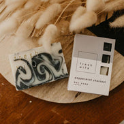 The fresh wife Peppermint Charcoal Soap Bar