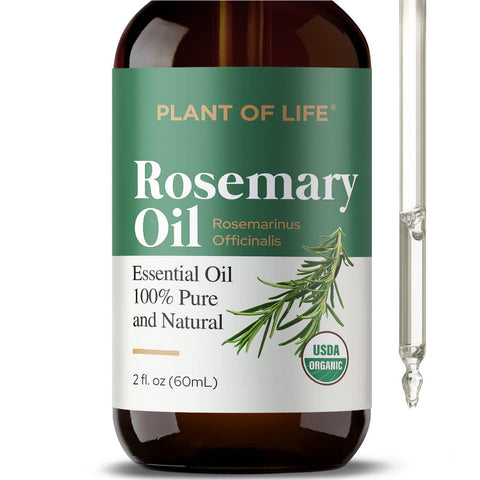 Plant of Life Rosemary Essential Oil for Aromatherapy Hair, Skin, & Nails