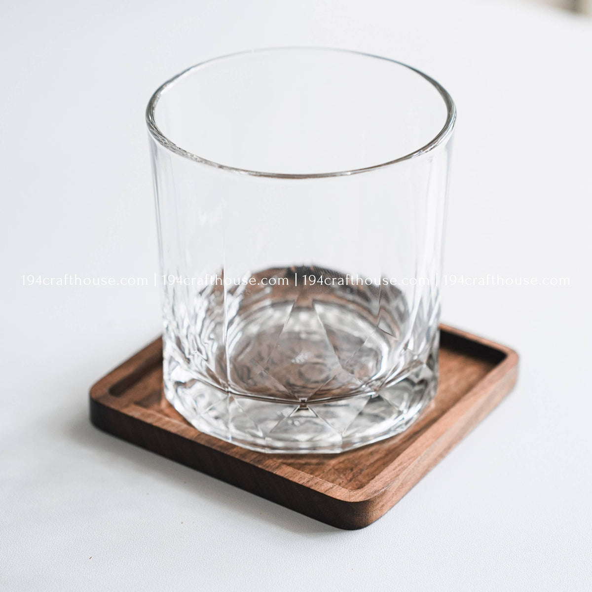 Walnut Wood Coasters - Home Decor & Gifts-2PC