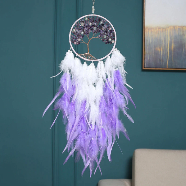 Crystolver Modern Handmade Beaded Dreams Catcher