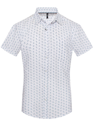 URBAN FITZ TOKU Classic Paisley Print Short-Sleeve Shirt