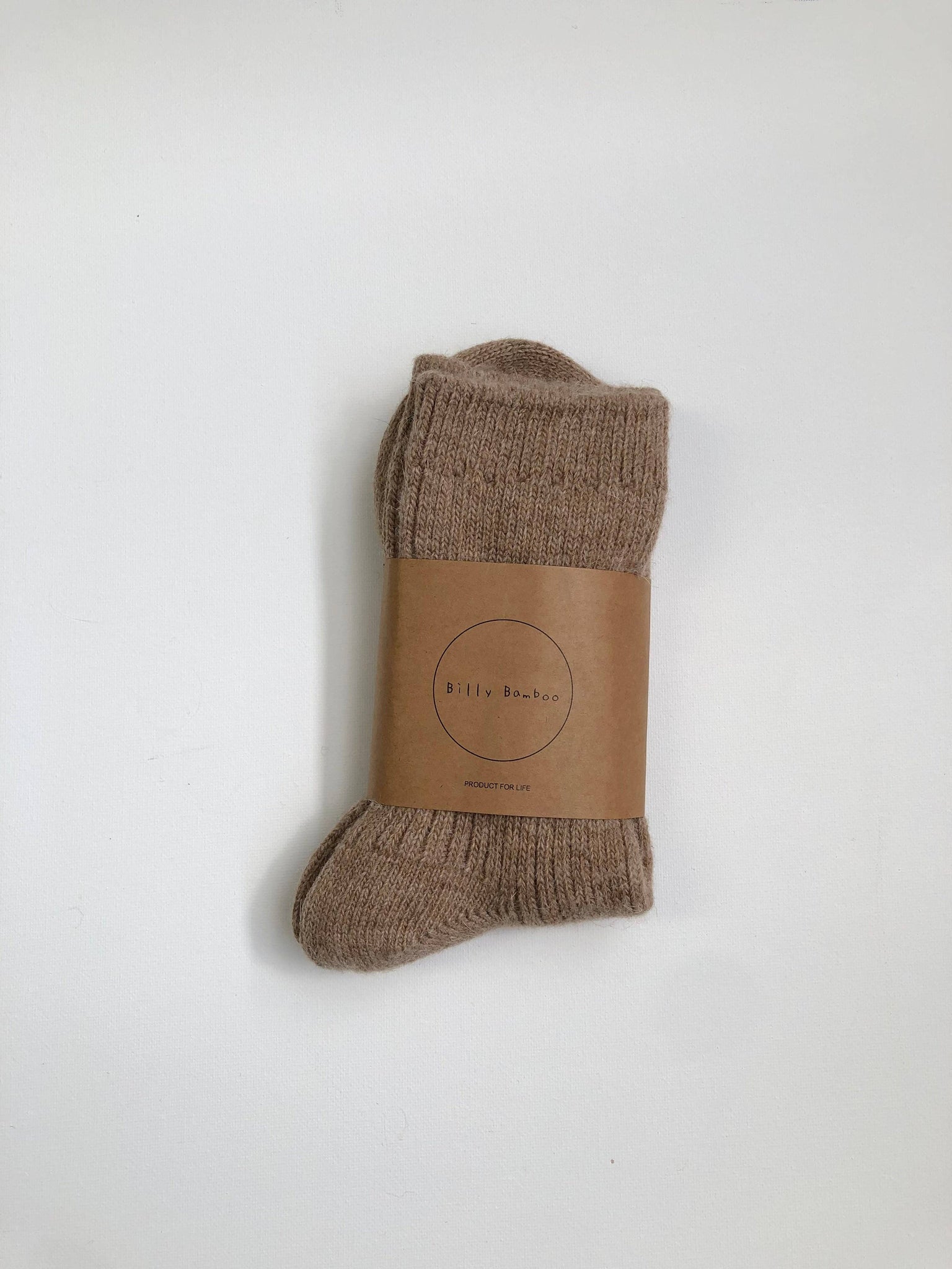 BILLY BAMBOO ICELAND WOOL SOCKS - neutral