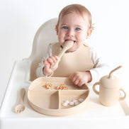 Baby bliss Infant Feeding Set, Baby Mealtime Gift Set with Box