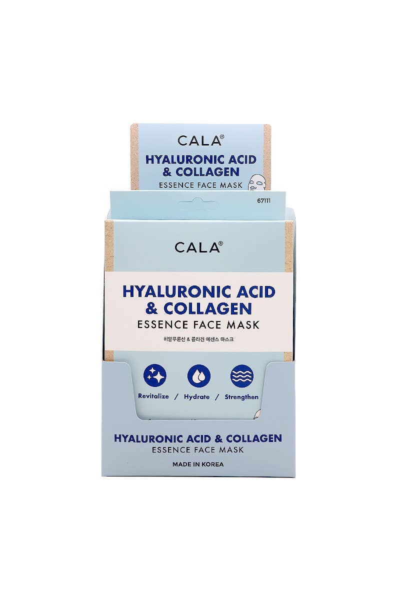 CALA 67111 Hyaluronic Acid & Collagen Essence Face Mask - 6