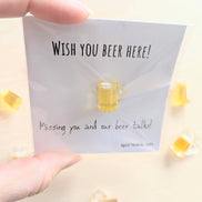 UNLIFTED INK Funny Beer Thinking of You Card with Mini Beer Mug | Gift