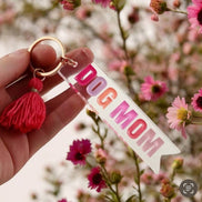 Dog Mom Keychain | Dog Lover Gifts