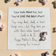 UPLIFTED Funny Mother's Day Card for Dog Mom or Cat Mom – Fur Mama