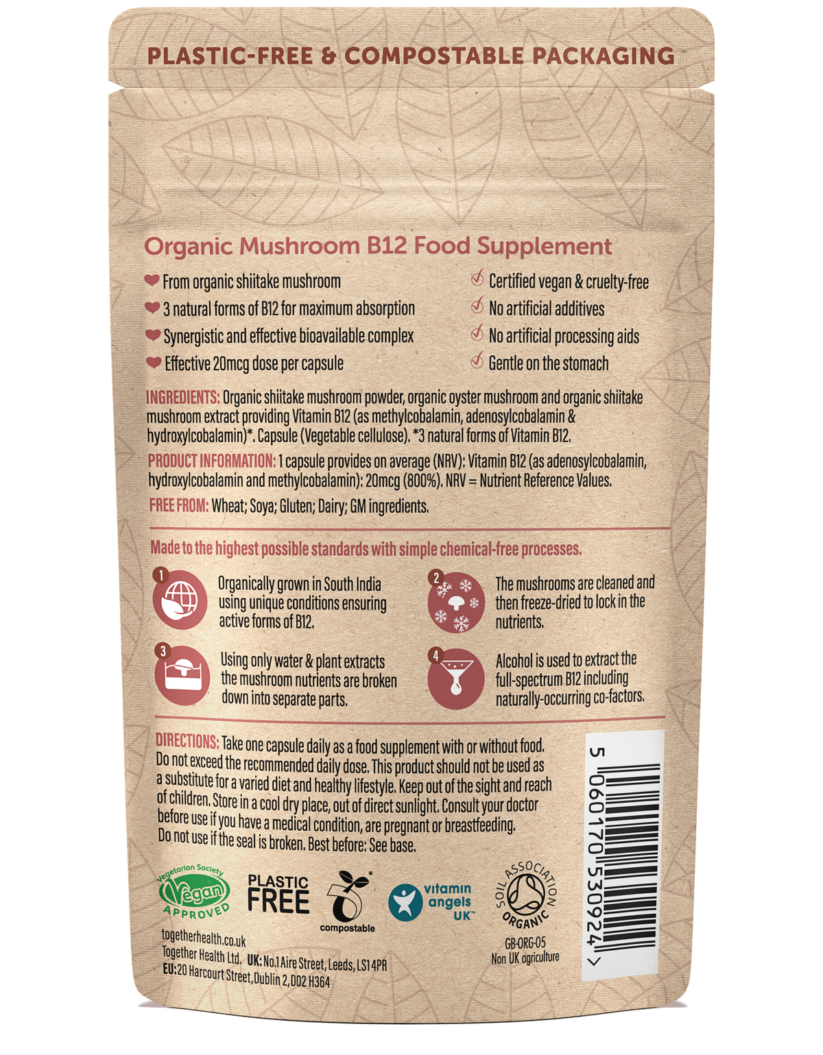 Together Health Vitamin B12 – Organic – 30 Capsules