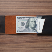 Leather Cash Wallet, Vertical Minimalist Wallet, 2026 wallet