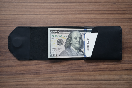 Leather Cash Wallet, Vertical Minimalist Wallet, 2026 wallet