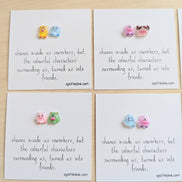 UNLIFTED INK Coworker BFF Card with 2 Mini Figurines & Custom Message