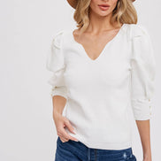 PUFF SHORT SLEEVE PULLOVER