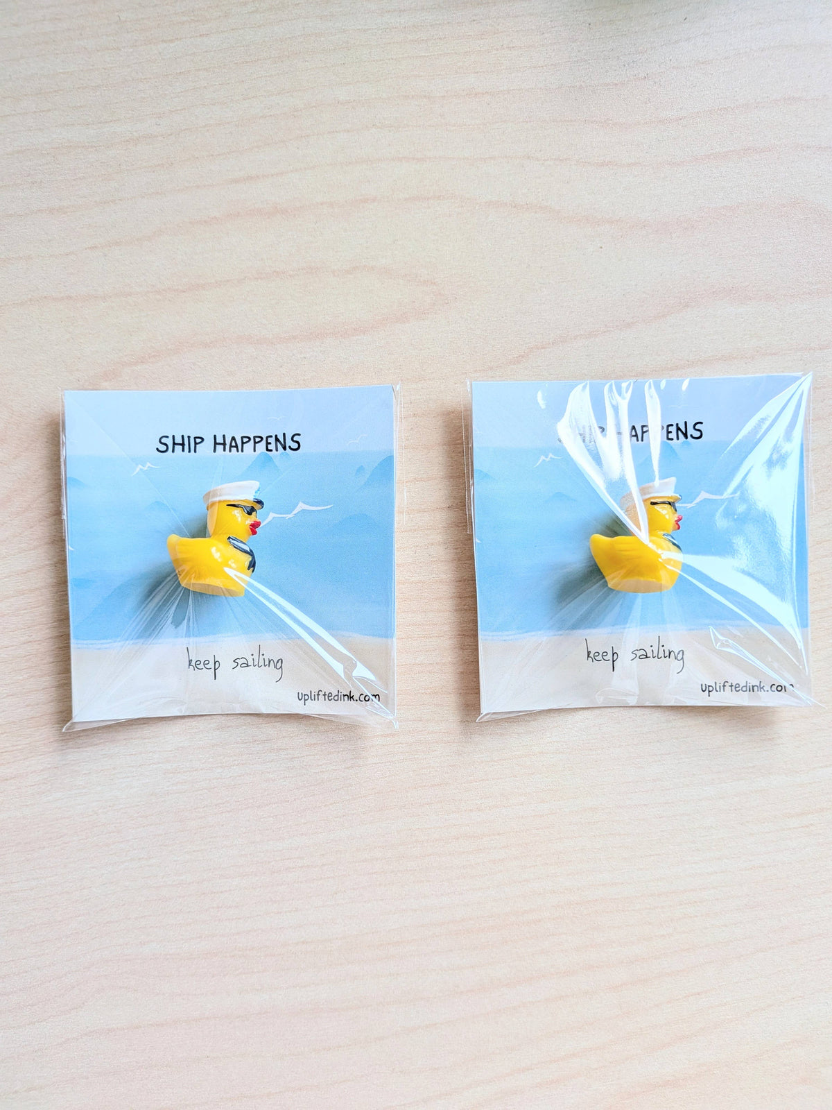 UNLIFTED INK Keep Sailing Mini Card | Nautical Duck Encouragement card