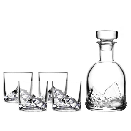 Liiton Everest Whiskey Set — Everest Glasses + Decanter
