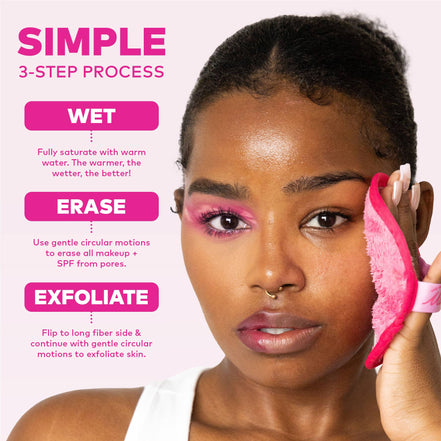 MAKE UP ERASER Original Pink MakeUp Eraser PRO
