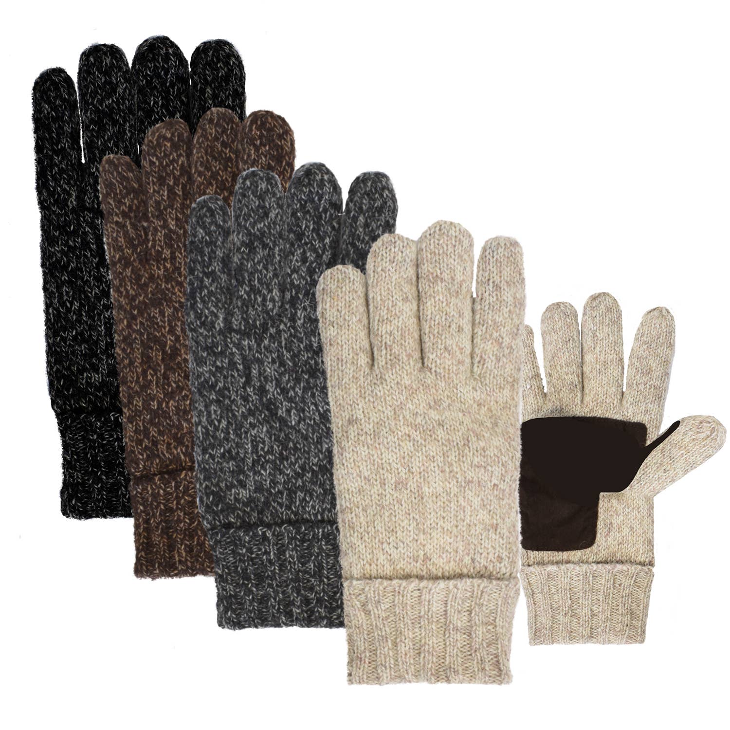 Mens Marled Ragg Wool Glove - 33380