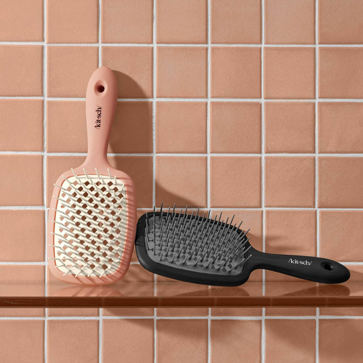 KITSCH Vented Paddle Brush - Terracotta