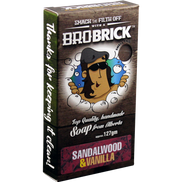 BRO BRICK Sandalwood & Vanilla: Handmade Soap