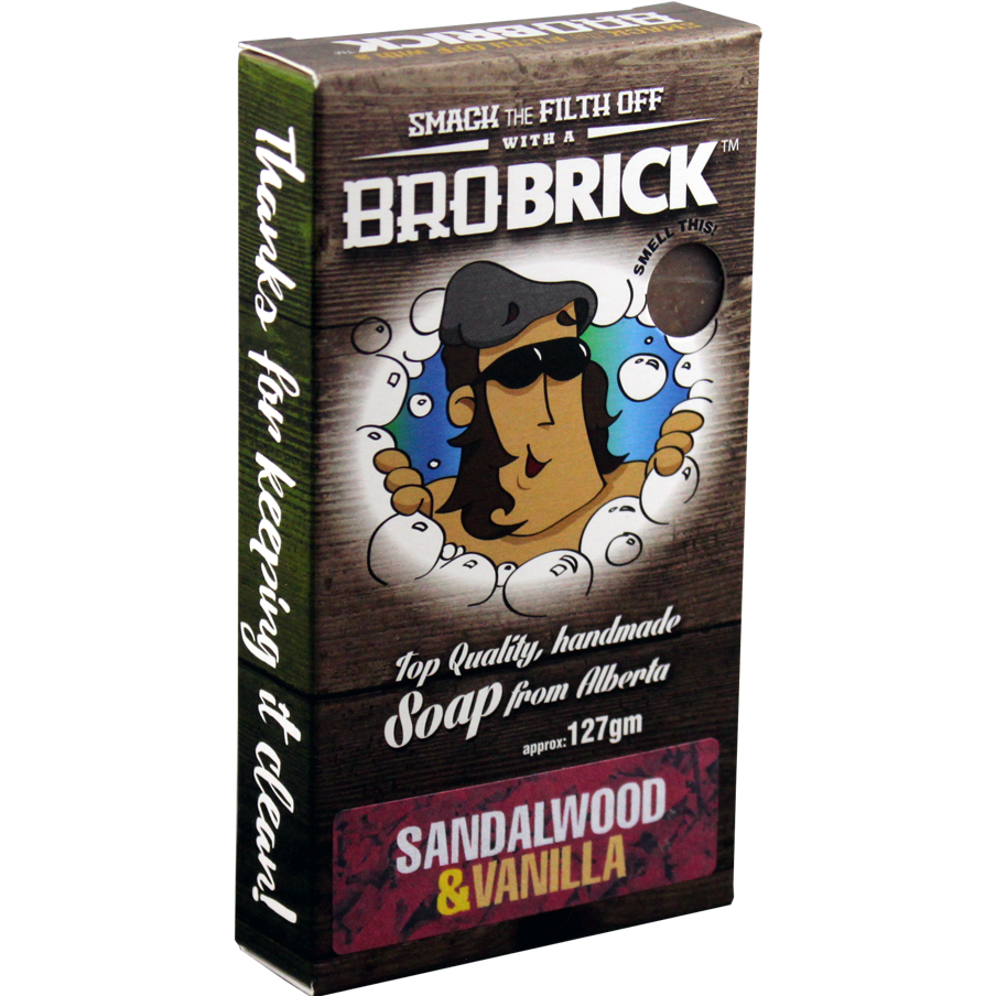 BRO BRICK Sandalwood & Vanilla: Handmade Soap