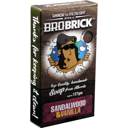 BRO BRICK Sandalwood & Vanilla: Handmade Soap