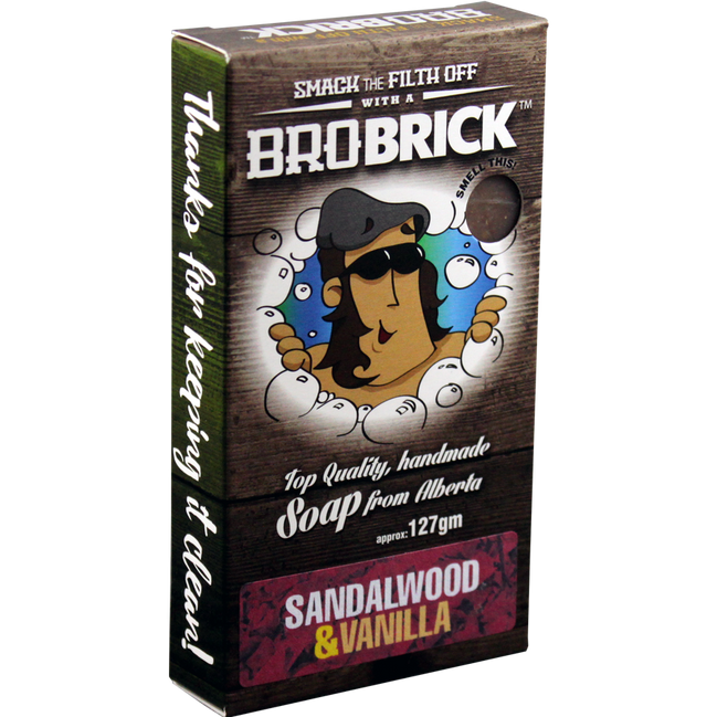 BRO BRICK Sandalwood & Vanilla: Handmade Soap