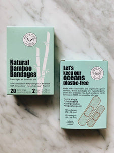 Essence of Life Organics 100% Biodegradable Bamboo Bandages, 20 Strips (2 Sizes)