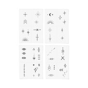 INKED BY DANI Celestial Temporary Tattoo Pack