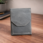 Leather Cash Wallet, Vertical Minimalist Wallet, 2026 wallet