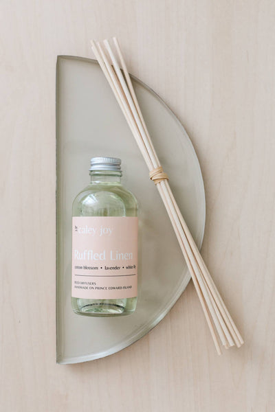 By Caley Joy Ruffled Linen | Reed Diffuser