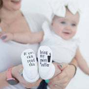 If you can read this Bring My Mom a Coffee® Baby Socks Gifts