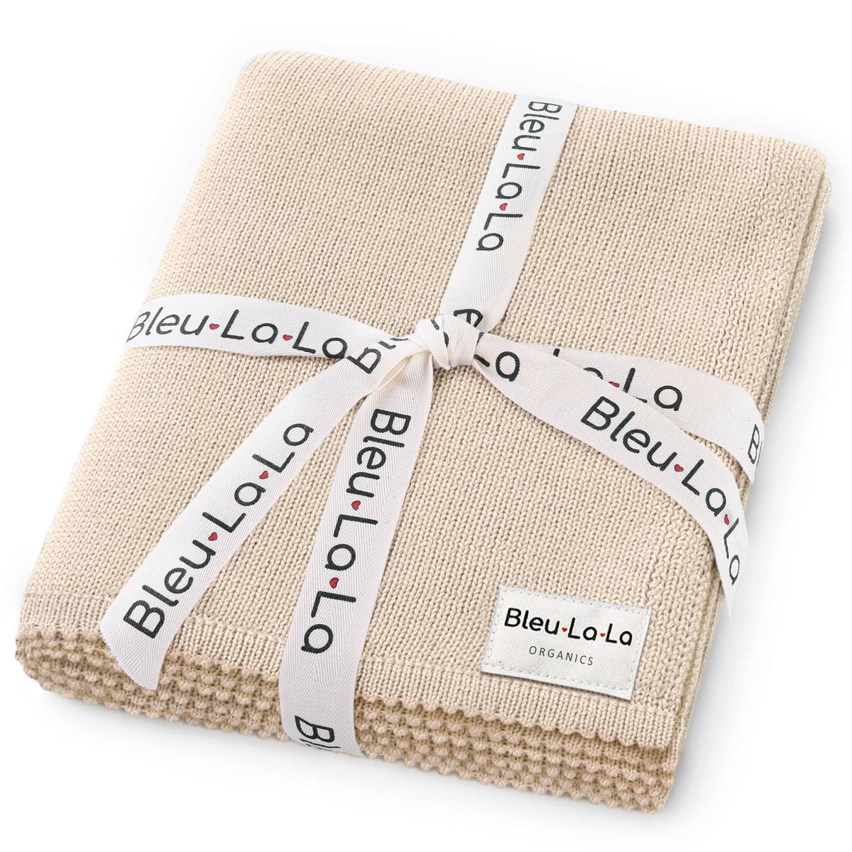 Bleu La La 100% Organic Luxe Baby Blanket