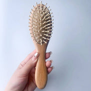 Natural Baby Hair Brush with Soft Bristles