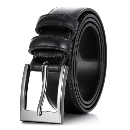 Dual Loop Leather Belt